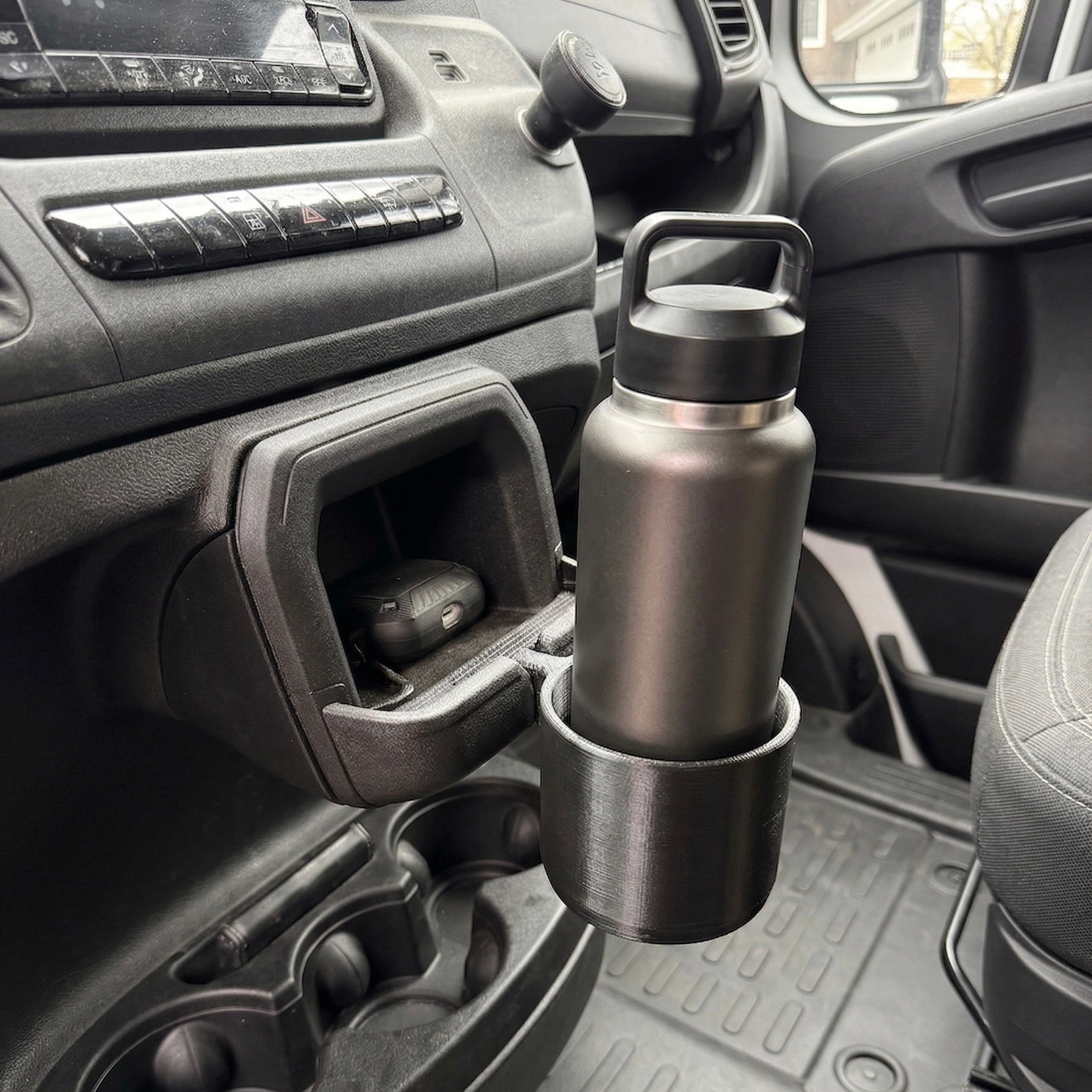 Dodge Promaster Ergonomic Cupholder – Dashboard Mount for Easy Access - JForm Designs