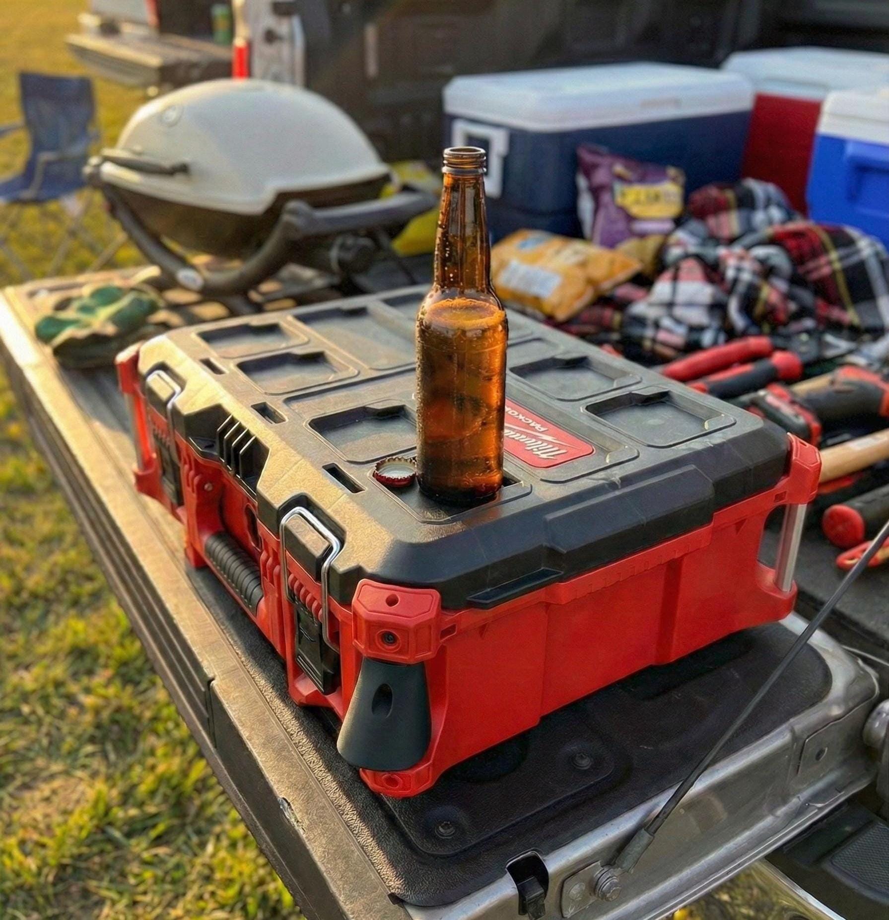 Milwaukee Bottle Opener - Designed for Milwaukee Packout Custom Builds - JForm Designs