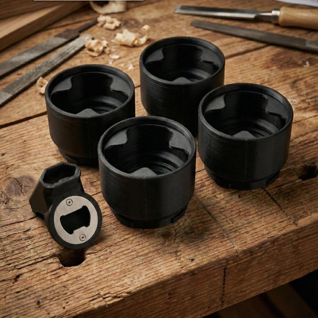 Milwaukee Packout Cup Holder Kit – Cup Holder, Anti - Rattle Insert & Bottle Opener - JForm Designs