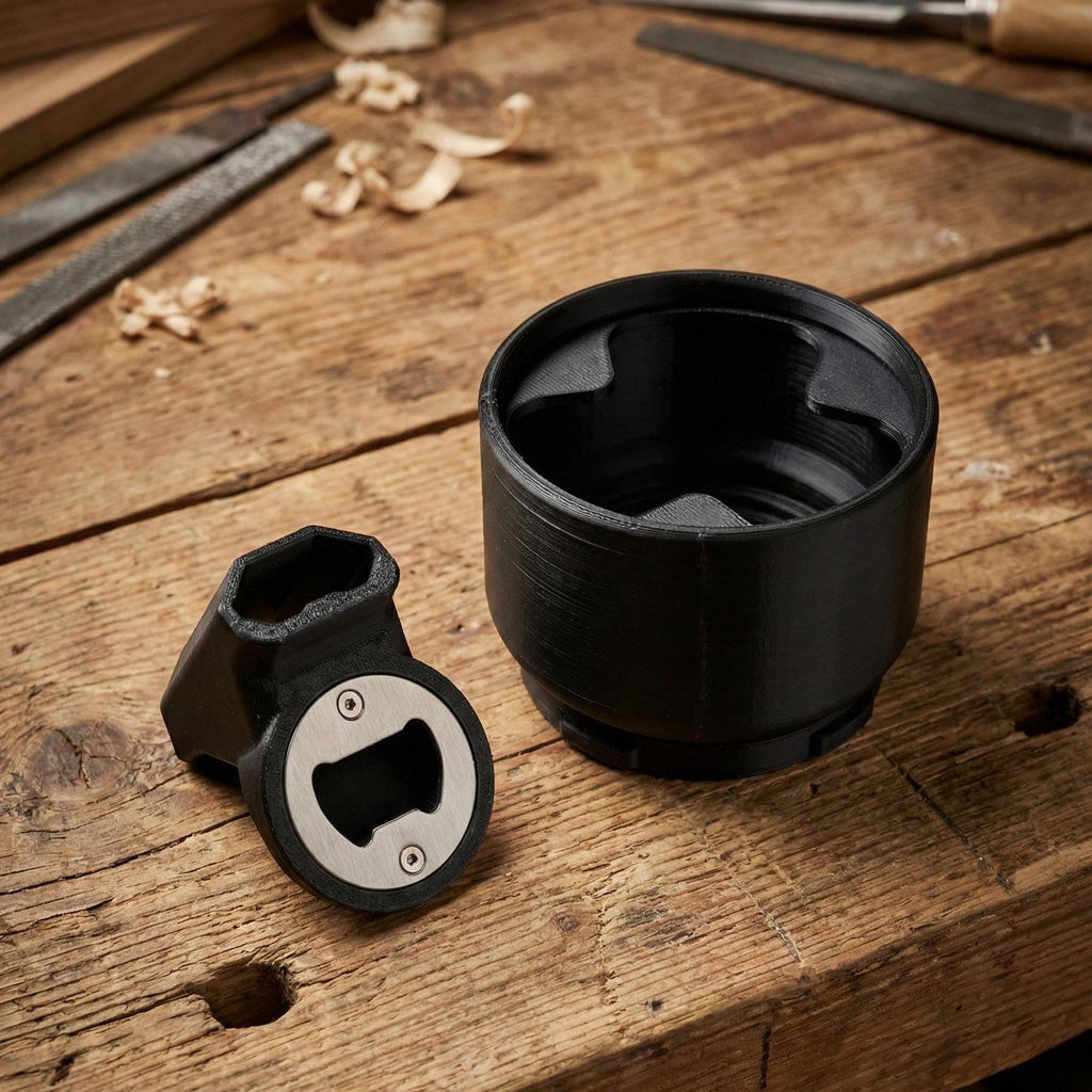 Milwaukee Packout Cup Holder Kit – Cup Holder, Anti - Rattle Insert & Bottle Opener - JForm Designs